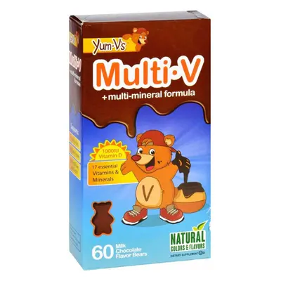 Yum V'S Multi-V Plus Multi-Mineral Formula Milk Chocolate - Bears