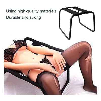 (black) Puntos Sex Chair Portable Elastic Furniture For Bedroom Bathroom Folding Adjustable