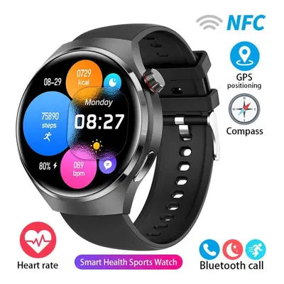 (as the picture) Nfc Smart Watch Men Watch Pro Amoled Hd Screen Heart Rate Bluetooth Call Ip68 W