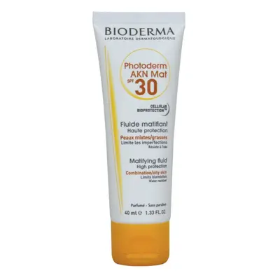 Mattify and Protect Skin: Bioderma Photoderm AKN Mat SPF30 Fluid mL