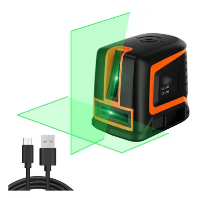 Rechargeable Laser Level Green : Dual Laser Module Cross Line Laser Level Self Leveling 66ft Hor