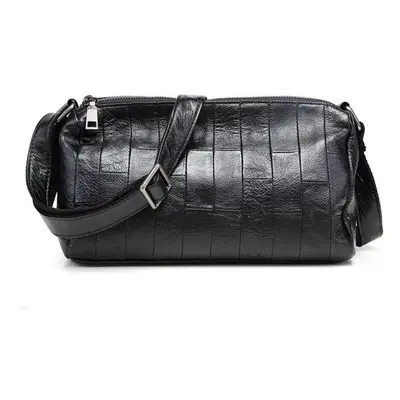 (black) Luxury Soft Genuine Leather Handbags Women Bags Designer Retro Ladies Satchel Cross Body