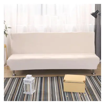 (ivory, Size) Plush Sofa Bed Cover Solid All -inclusive Slipcover For Sofa Bed Without Armrest C