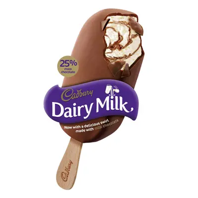 Cadburys Dairy Milk Ice Cream Sticks - 1x24