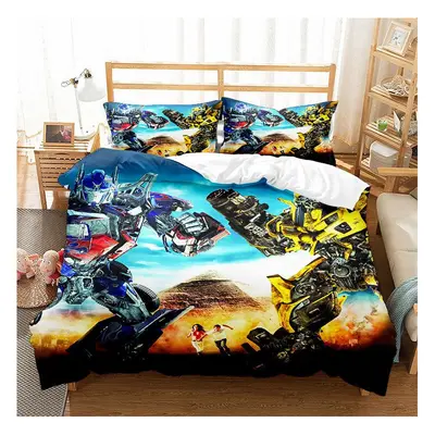 (Style 05, Double) Transformers Single Double King Duvet Cover UK