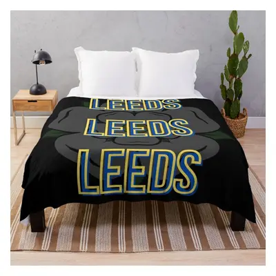 Fleece Throw Blanket Leeds Leeds Leeds for Sofa Couch Kids x Inches