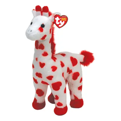 TY Beanie Baby Smoothie Red and White Giraffe