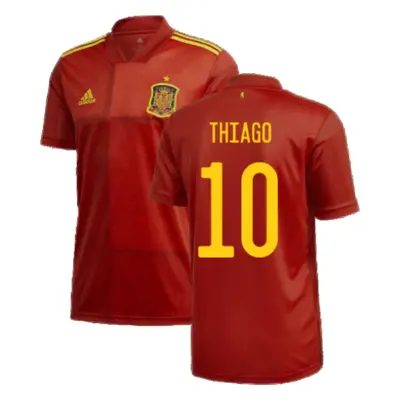 (XXL) Spain Home Adidas Football Shirt (THIAGO 10)