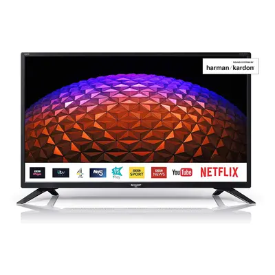 Sharp 32" Inch HD Ready 720p Smart LED TV with Harmon Kardon Sound Technology