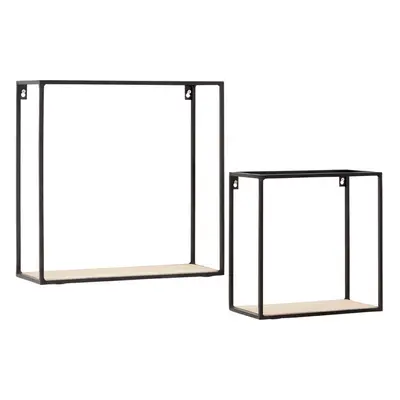 Stylish Cuboid Shelf Unit, Functional Wall Shelves For Bedroom, Durable Vertical Wall Shelf For 