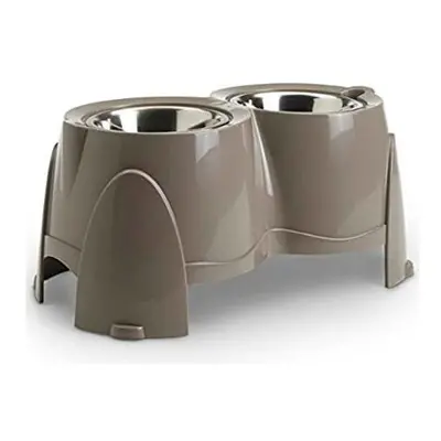 Savic Convenient Double Bowl Doggy Bar - With the Right Height - Specifically Designed for Dogs 