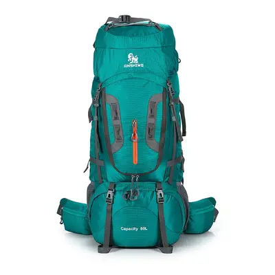 (Green A) 80L Camping Hiking Backpacks Big Outdoor Bag Backpack Nylon superlight Sport Travel Ba