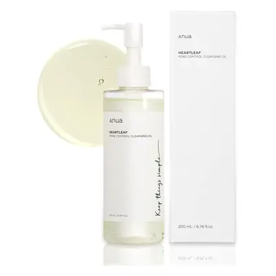 Heartleaf Pore Control Cleansing Oil, Oil Cleanser for Face, Makeup Blackhead Remover, Korean Sk