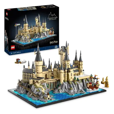 (Single, LEGO 76419) Harry Potter Hogwarts Castle and Grounds Adult Large Set, including iconic 