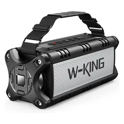 Portable Bluetooth Speakers, W-KING 50W Bluetooth Speaker Loud, IPX6 Waterproof Outdoor Speaker 