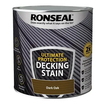 Ronseal Ultimate Protection Decking Stain Dark Oak 2.5 litre