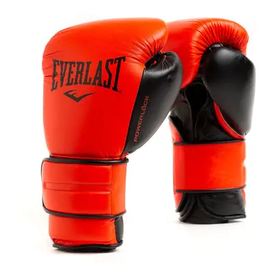 Everlast Powerlock2 Pro Hook & Loop Leather Boxing Training Gloves