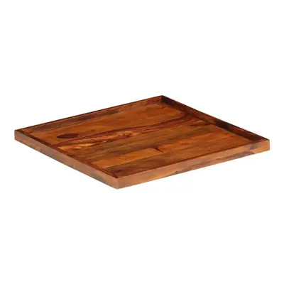 vidaXL Serving Tray Solid Sheesham Wood 19.7x19.7