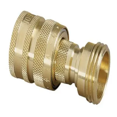 Nelson Brass Hose Quick Connectors Set Male and Female