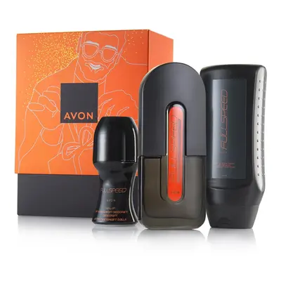 Full Speed Three Piece Gift Set with Full Speed EDT 75ml, Hair & Body Wash 250ml and Roll-On Ant