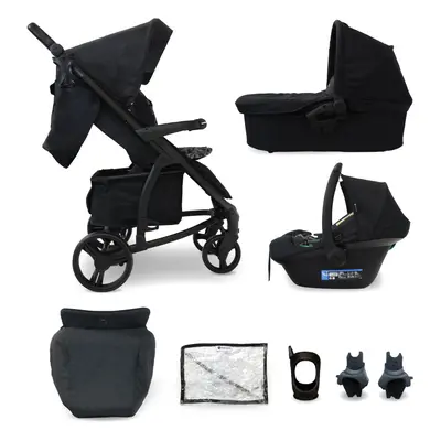 MB200i 3-in-1 Travel System with i-Size Car Seat - Black Leopard