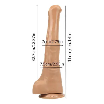 (brown, XXXL) Modi Giant Anal Dildo Sex Toys For Women Lesbian Horse Fake Penis Suction Cup Anim