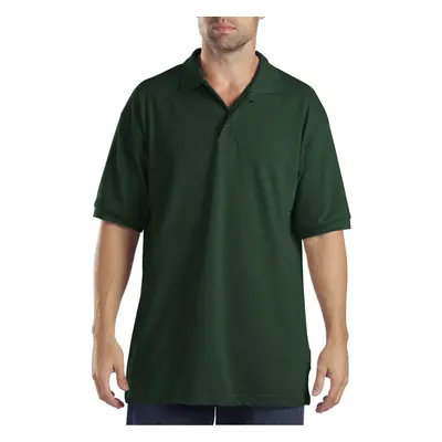 Dickies Men's Short Sleeve Pique Polo Hunter Green X-Large