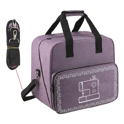 (purple) Portable Tote Travel Home Organizer Bag Sewing Machine Bag Sewing Machine Accessories T