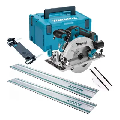 Makita DHS680Z 18v Lithium Brushless Circular Saw 165mm Bare MakPac 2x 1.5m Rail