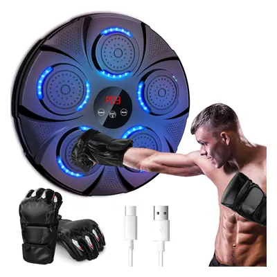 (Basic Version-Blue Light) Smart wall mounted boxing machine with levels of speed and mode adjus