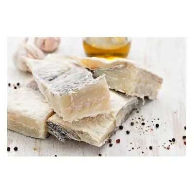 CODFISH SALTED Dry 1.10 lbs Portuguese Dried Bacalhau 500g 17.64Oz