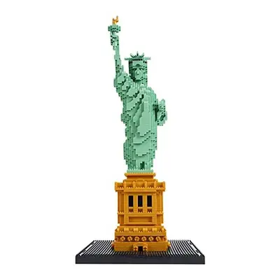 LULUFUN Statue of Liberty Model Building Block Sets,World Famous Architecture Mini Building Bloc