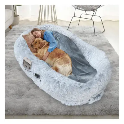 (Long hair) Large Human Pet Bed Human Dog Bed for People Adult