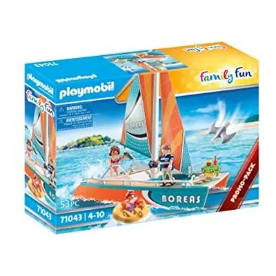 Playmobil Family Fun Catamaran Promo Pack, boat toy for children ages years+, floating water toy