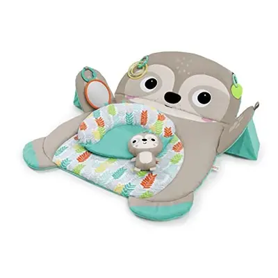 Bright Starts, Tummy Time Prop & Play Oversized Baby Activity Gym, Sloth, Large Playmat with Rem