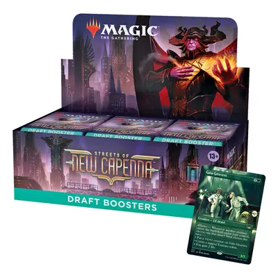 Magic: The Gathering Streets of New Capenna Draft Booster Box | Packs + Box Topper (541 Magic Ca