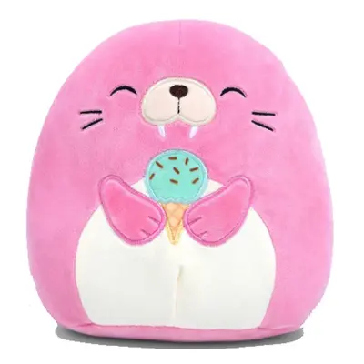 Squishmallows OVA The Pink Walrus with Ice Cream Inch Plush