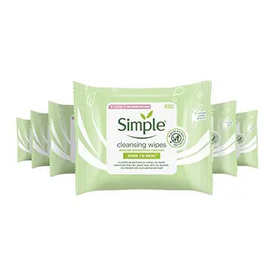 Simple Kind to Skin - Facial Wipes for sensitive skin with Glycerin, Vitamin E,and Vitamin B5 -2