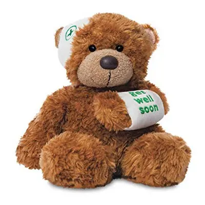 AURORA, 60384, Bonnie Get Well soon Bear, 9In, Soft Toy, Brown