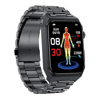 (Metal strap) E530 ECG Smart Fitness Tracker Men's Watches