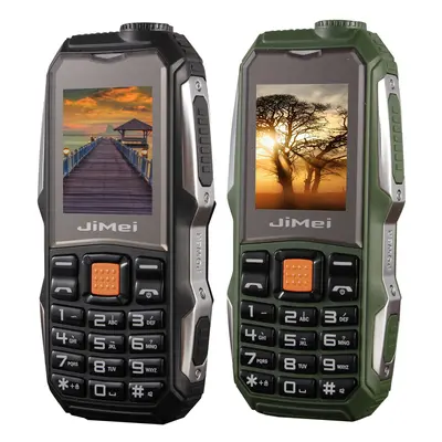 JiMei 1.8Inch 2800mAh Power Pank Torch Big Speaker Big Screen Long Standby Dual SIM Card Rugged 