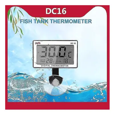 Dc16 Waterproof Digital Lcd Fish Tank Thermometer Underwater Temperature With Suction Cup Aquari