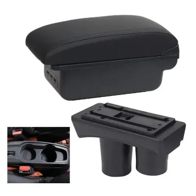 (black) For Peugeot Armrest For Citroen C-elysee Car Armrest Box Retrofit Parts Storage Accessor