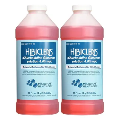 Hibiclens Antimicrobial Skin Liquid Soap,32 Fluid Ounce (Pack of 2)