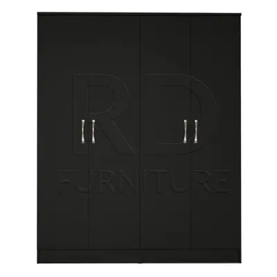 Ready assembled Classic Door Wardrobe Black