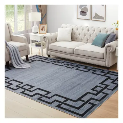 (160 x cm (5 ft in x ft in)_Living Room Rug, Nico) Extra Large Rugs Printed Carpets Runner Rug &