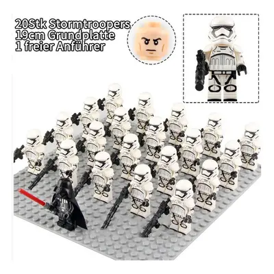 (21pcs) 41pcs Star Wars Darth Vader Storm Troopers Minifigures Kids Toys Xmas Gifts