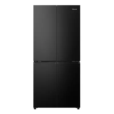 Hisense RQ5P470SAFD fridge-freezer Freestanding L D Black, Stainless steel