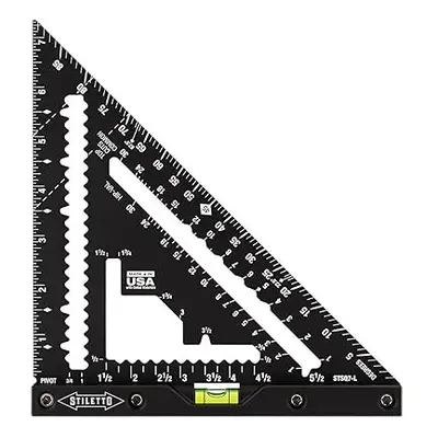 Stiletto STSQ7-L 7" Carpenter Square with Level