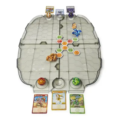 Spin Master Bakugan Battle Matrix Deluxe Game Board with Exclusive Gold Sharktar Bakugan Multico